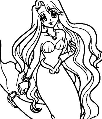 美人鱼怎么画简笔画恶心的美人鱼