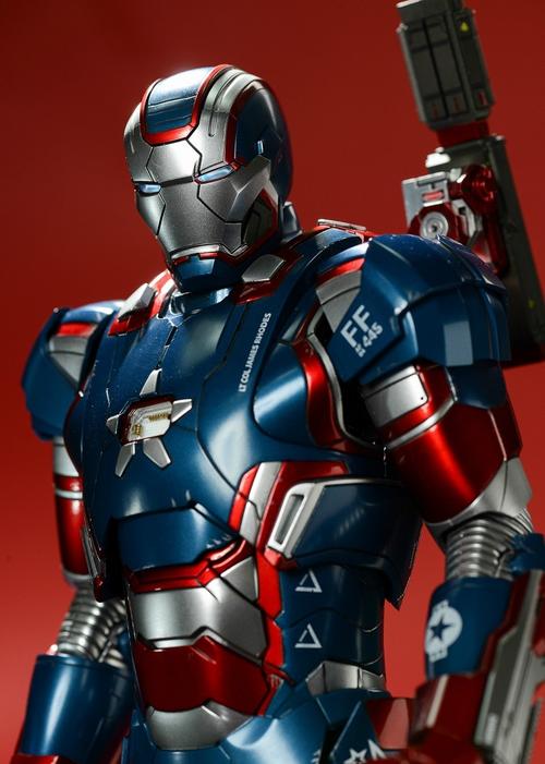 漫威hottoys钢铁侠合金压铸ironpatriot钢铁爱国者模型兵人专区
