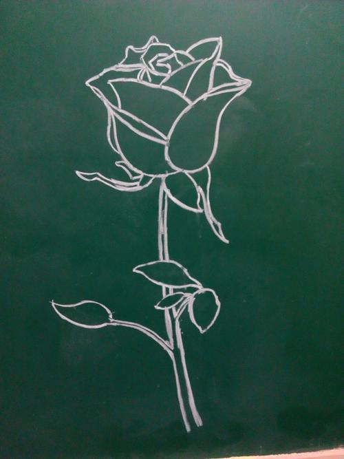 求几组粉笔画图片,不要太复杂或太简单.比如这样