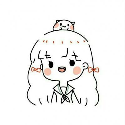 女生头像简笔画气质图片 呆萌侧面女生头像简笔画