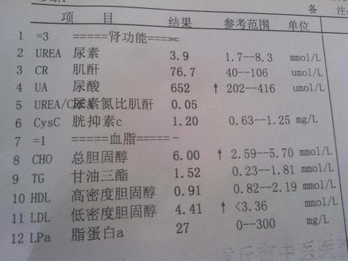 医生说肌酐707不等于尿毒症教你正确认识肾功能化验单