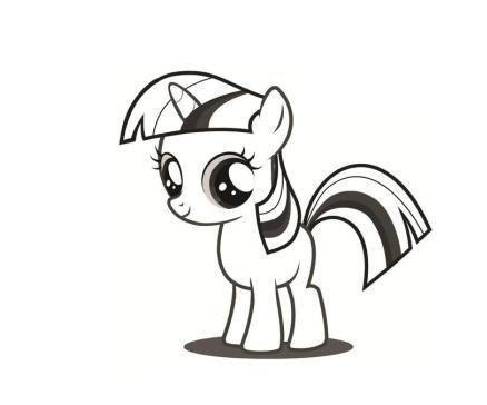 小马宝莉简笔画手抄报 手抄报模板大全