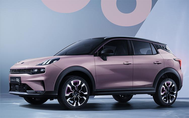 领克06粉色力量官图正式发布新车将于9月22日亮相