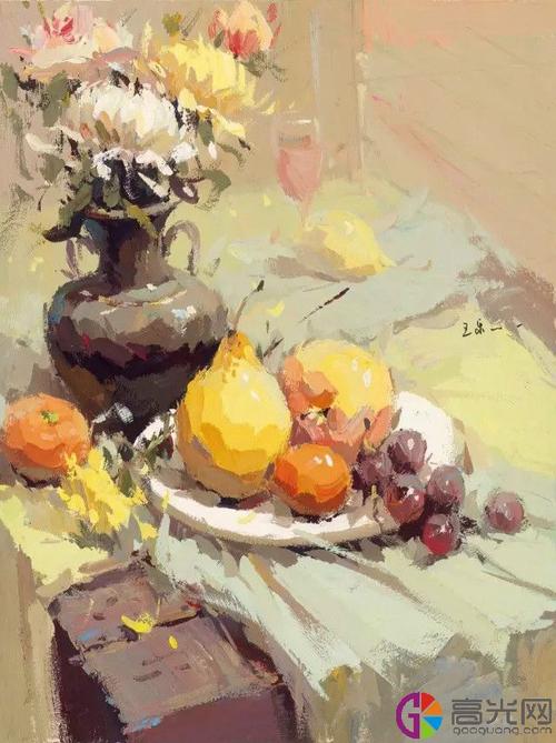 色彩静物中的菊花怎么画,色彩静物中花卉的绘画技法
