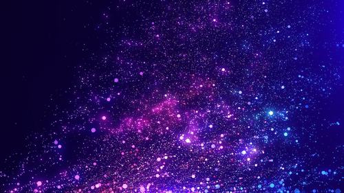 【原创】唯美浪漫爱情梦幻蓝紫色粒子背景