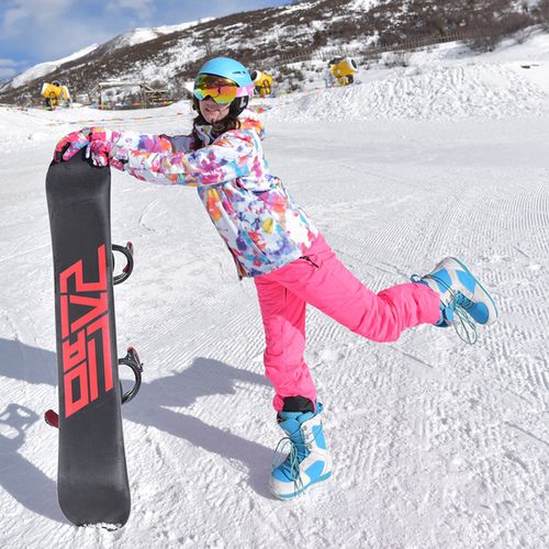 2021滑雪服女套装单板双板韩国冬户外大码防水防风滑雪裤上衣套装