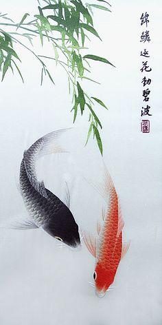 com 国画锦鲤 58pic.com