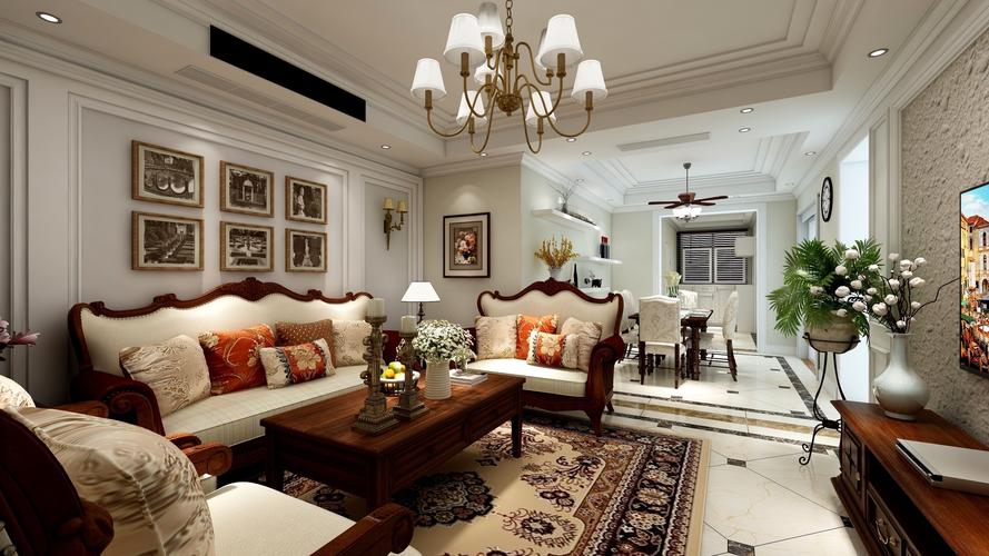 15万装修拿下美式轻奢160平的装修效果图,这样的效果喜欢吗