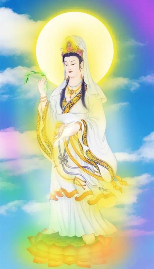 菩萨24香图片家里有一张观音菩萨图片用上香吗