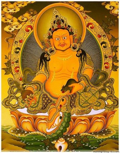 黄财神藏名 [ 臧哈些玻 ],乃是早已证得五道十地的大菩萨,亦是宝生佛