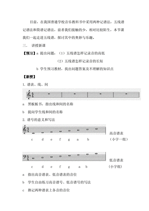 五线谱记谱法教案.doc