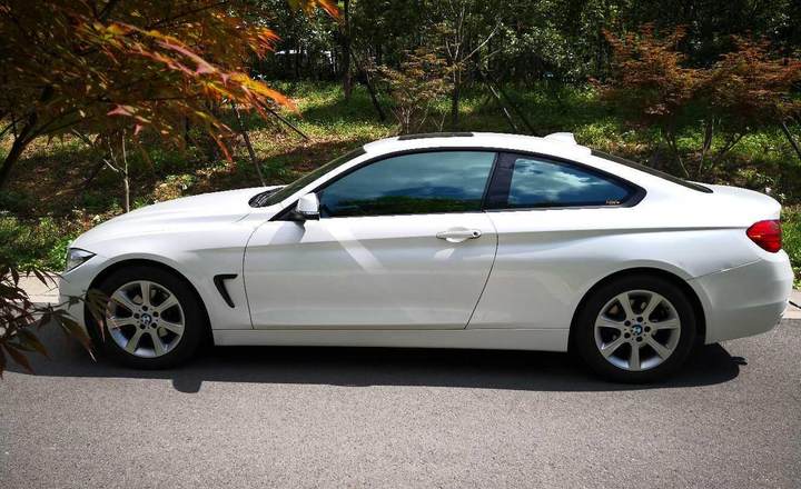 宝马 宝马4系 420i 2.0t 时尚型 双门 轿跑车 白色 手自一体