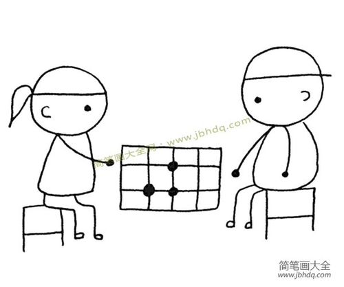 下围棋简笔画图片