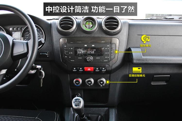 车详解 2018款 北京bj40 发动机 所显示信息需通过仪表盘下方的按键