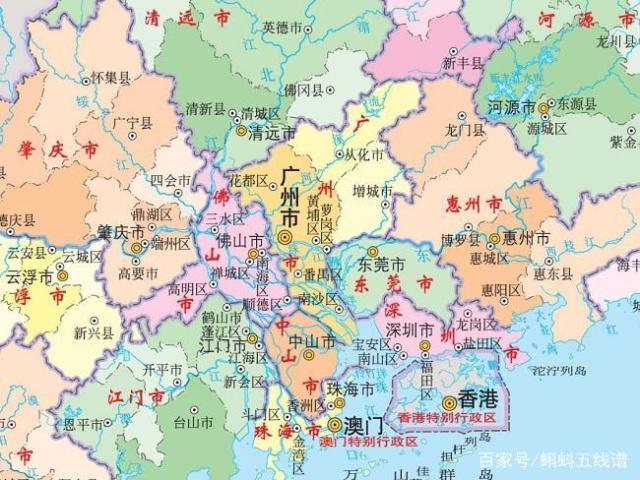 广东省地形图.(来源于网络)