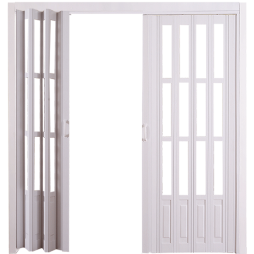 pvc折叠推拉门无轨厨房隐形伸缩开放式隔断家用卧室门