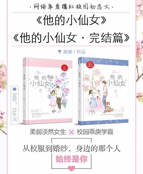 赠书签番外篇他的小仙女12完结篇全套2册磨磨大鱼文化