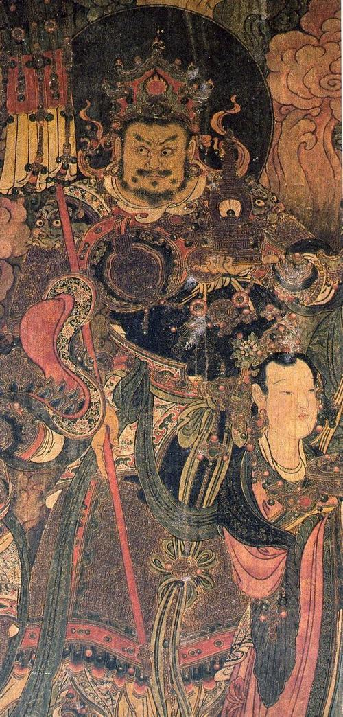 北方多闻天王, 左手是吐宝鼠 还是宝塔_中国神话吧