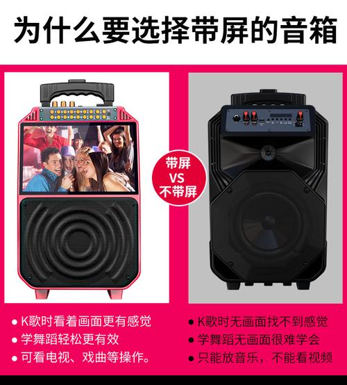 新科广场舞音响带显示屏幕大屏无线话筒拉杆户外家用k歌蓝牙唱歌跳舞