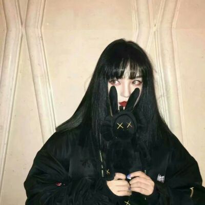 暗黑系闺蜜头像(三人)