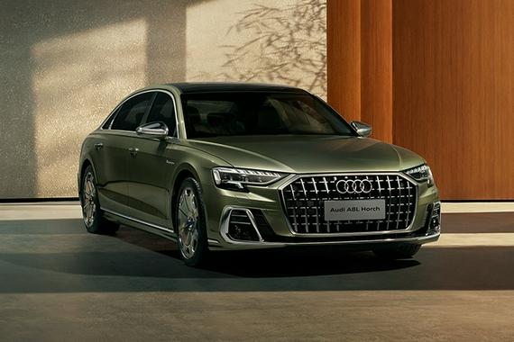 奥迪a8horch全球首发创始人版广州车展实车亮相