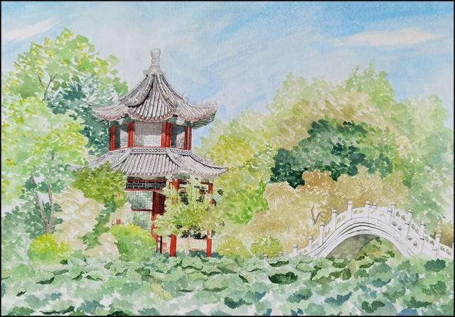 河北大学这组学生手绘,保定味儿太浓咧