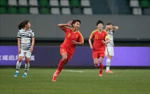 中国女足总比分4:3战胜韩国女足 获东京奥运入场券