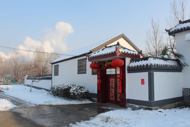 微山县人民政府 走进韩庄 郗山雪景