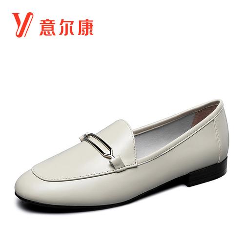 意尔康(yearcon)女士圆头单鞋y271gb31157w 意尔康官方旗舰店鞋2020