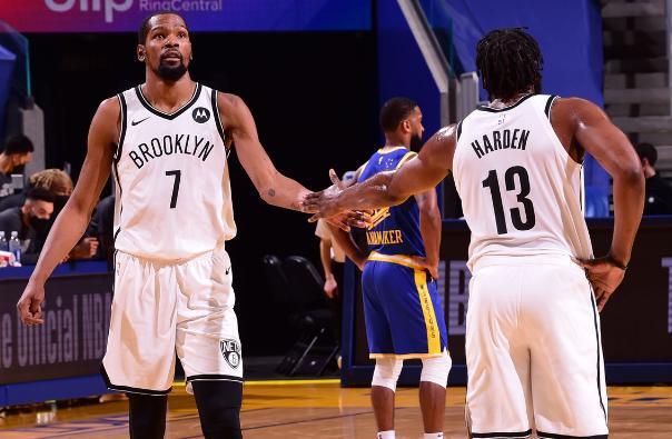 杜兰特场均得分8年来新高篮网战绩与上赛季持平哈登或终生无冠