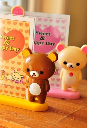 日本rilakkuma轻松熊创意相框卡通可爱寸寸相架四款可选
