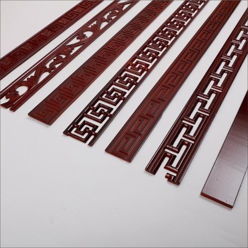 实木线条镂空回纹线雕花木线条中式吊顶装饰线条实木收口线收边线