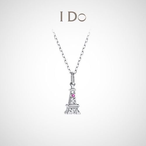 【门店同款】i do mini系列 18k金钻石项链坠女锁骨链官方正品ido