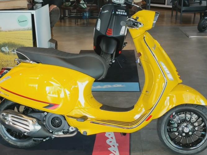 vespa冲刺150细节拍摄