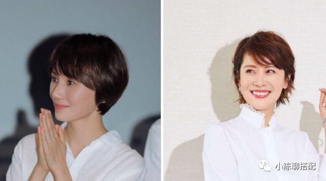 中年女性要拒绝大妈感3款减龄短发中年女明星都这样剪