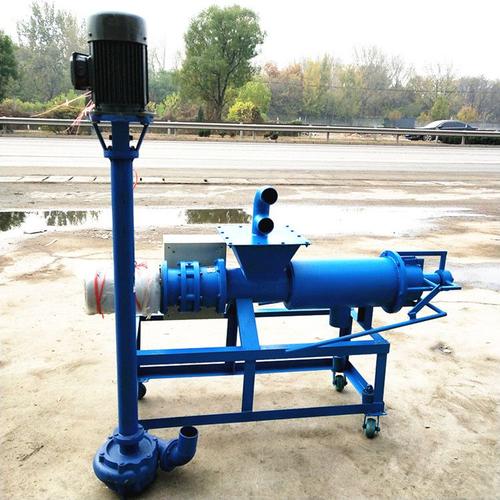主要由:主机,无堵塞泵,控制柜,管道等设备组成 1,经脱水分离的干粪便
