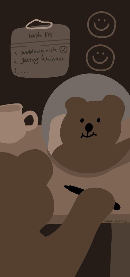 棕色小熊壁纸