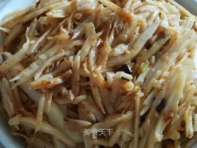 清炒莲藕丝