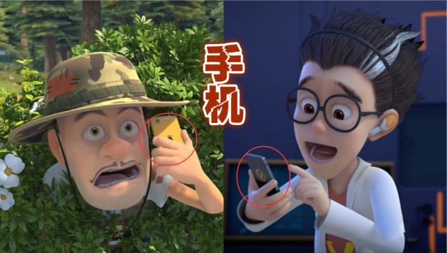 熊出没:观众都被天才威骗了,他其实很有钱,连手机都碾压光头强