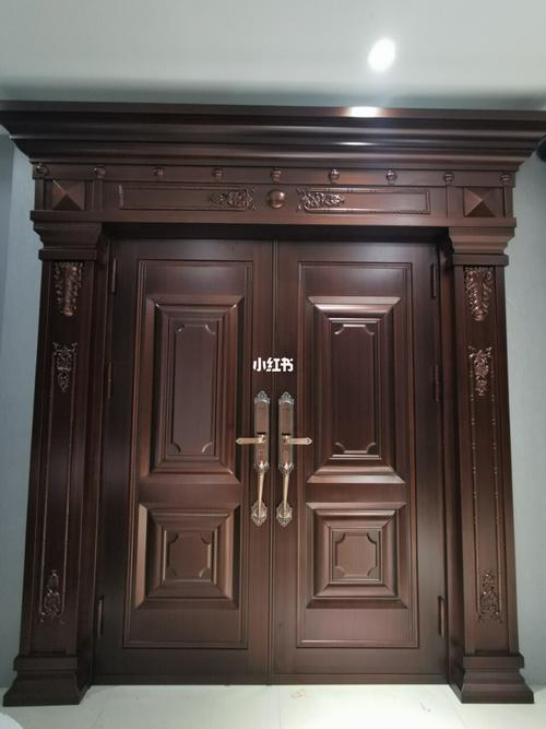 锌合金铝合金别墅大门四开子母门对开入户门_别墅_合金_别墅大门设计