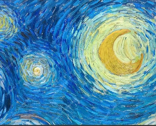 梵高星空——点彩画法