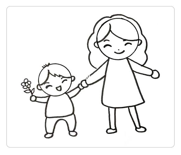 母亲节素材_母亲节去哪玩_素材_简笔画_母亲节素材_文化_绘画