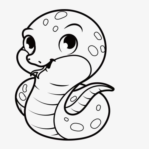 卡通 漫画 手绘 头像 线稿 500501蛇图片卡通简笔画头像可爱动画简笔