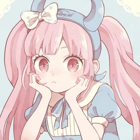 粉甜系·萌·女生头像:你要相信自己配得上美好的一切