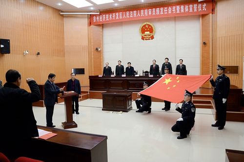 徐州经开区法院举行人民陪审员集体宣誓仪式
