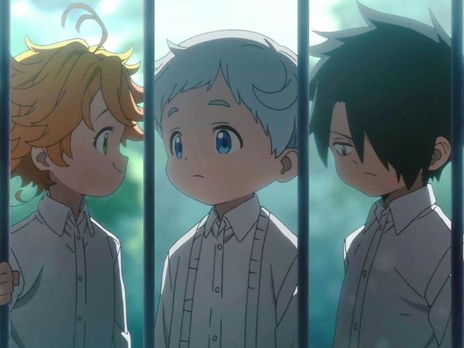 艾玛&诺曼&雷(截图来自:约定的梦幻岛01)