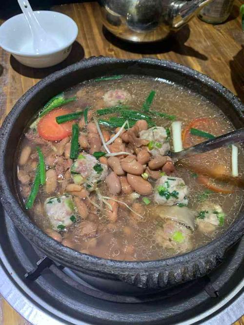 砂锅庄豆米火锅-"挺特别的,估计是贵州特色,在别的还.