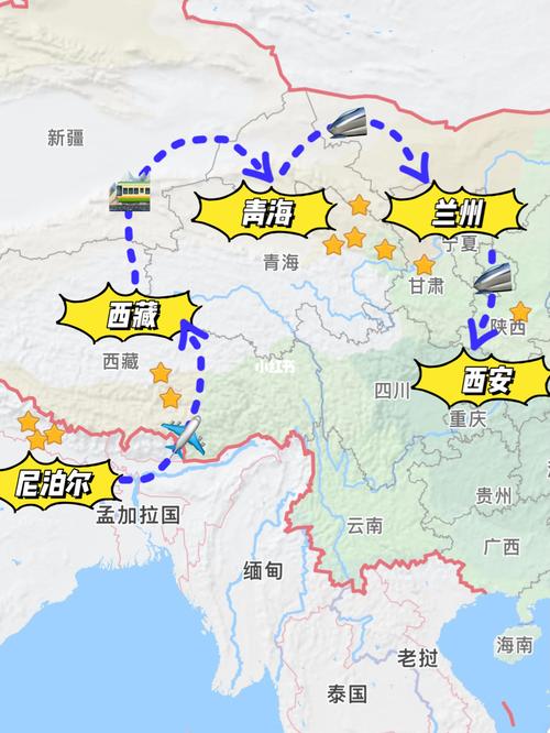 尼泊尔地图尼泊尔地区尼泊尔与西藏接壤吗甘肃出口尼泊尔的路线图新疆