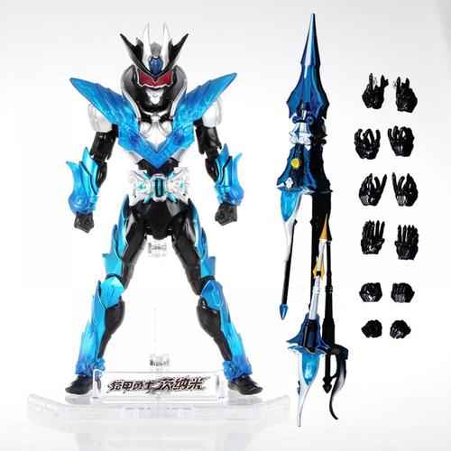 奥迪正版铠甲勇士茨纳米进化版带支架儿童玩具变形