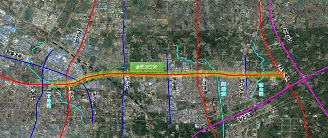 连接合肥市主城区与肥东县,西起现状北二环二十埠河桥,东至龙兴大道